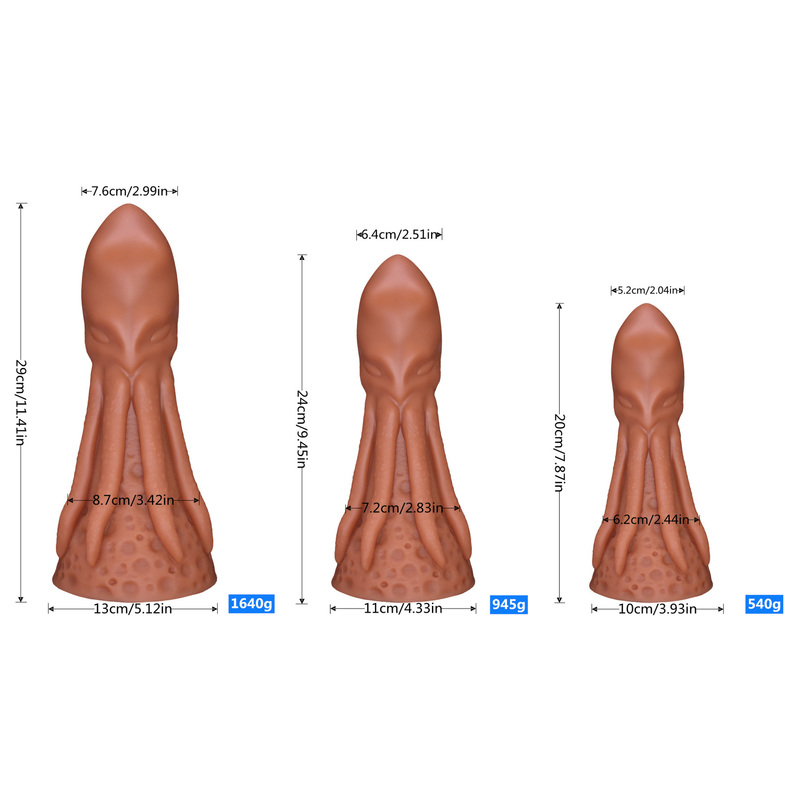 (image for) Lava Behemoth Octopus Dildo