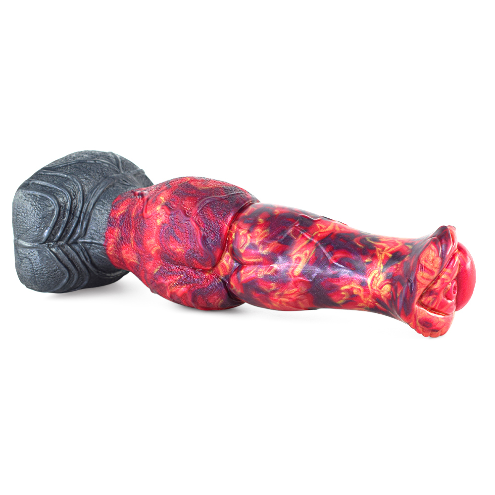 (image for) Dragon Color Silicone Dildo - 02