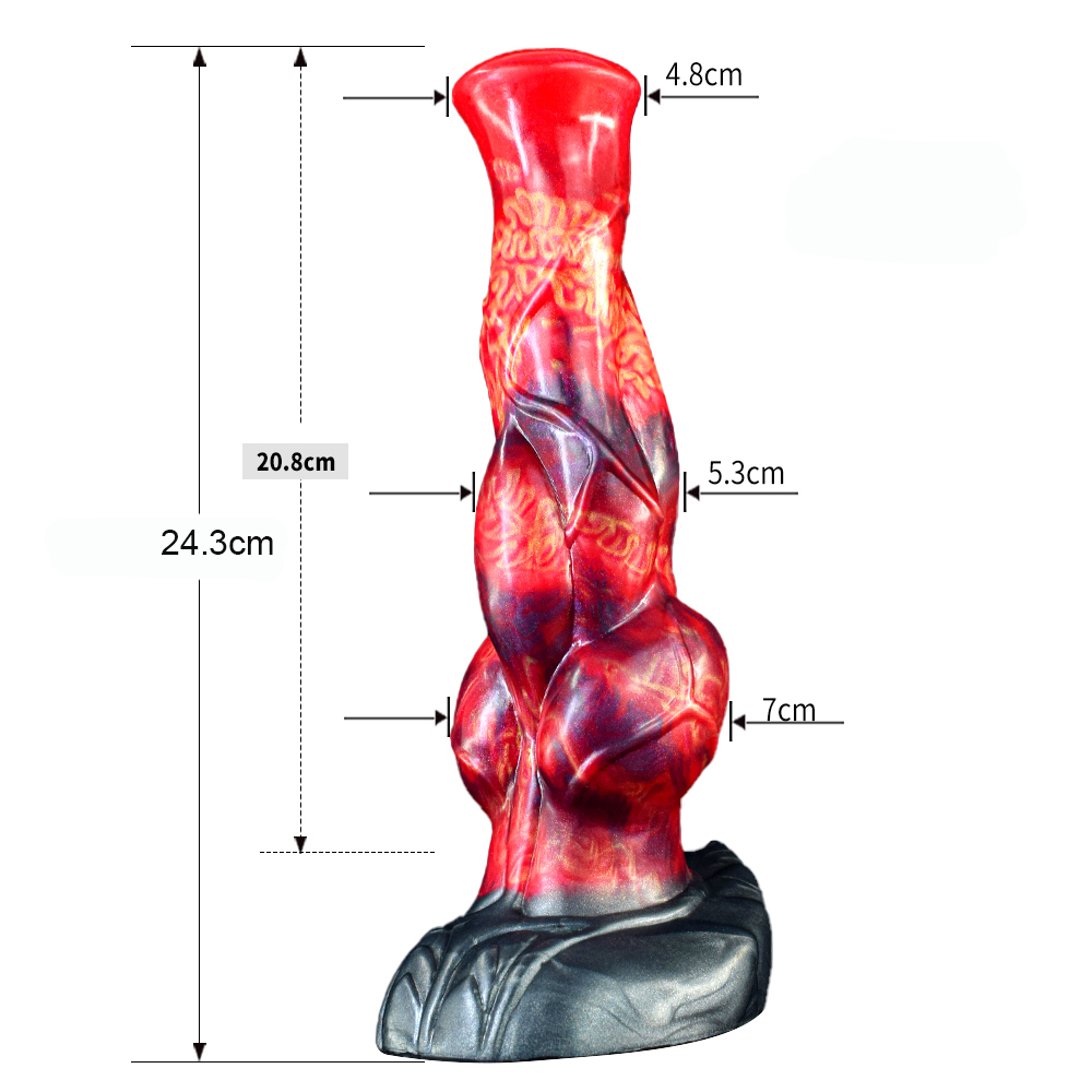 (image for) Dragon Color Silicone Dildo - 03