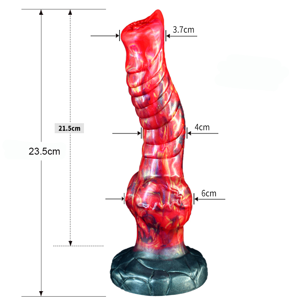 (image for) Dragon Color Silicone Dildo - 04
