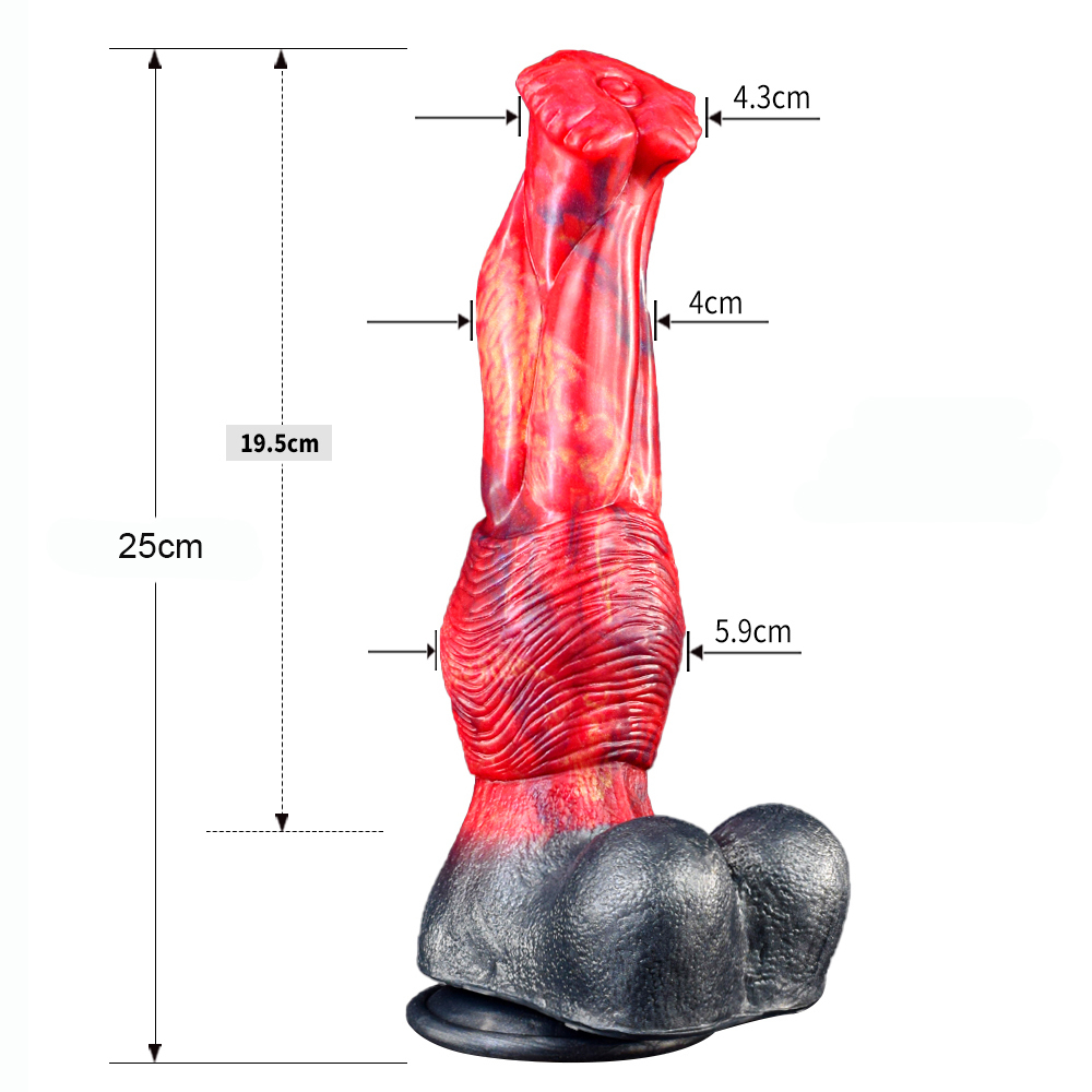 (image for) Dragon Color Silicone Dildo - 06