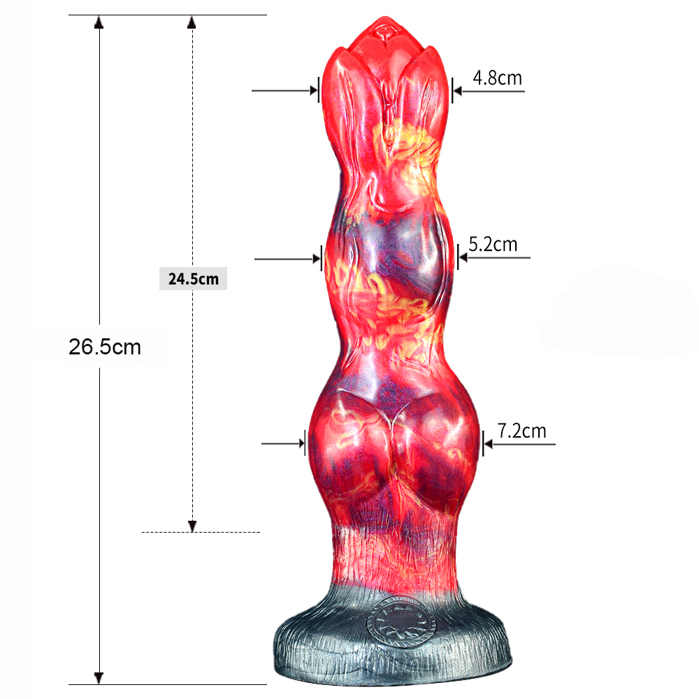(image for) Dragon Color Silicone Dildo - 07