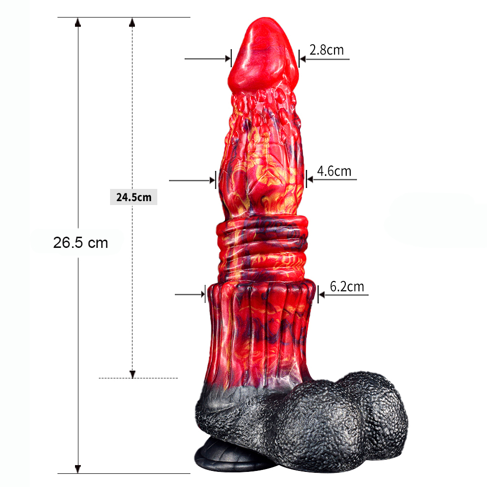 (image for) Dragon Color Silicone Dildo - 08