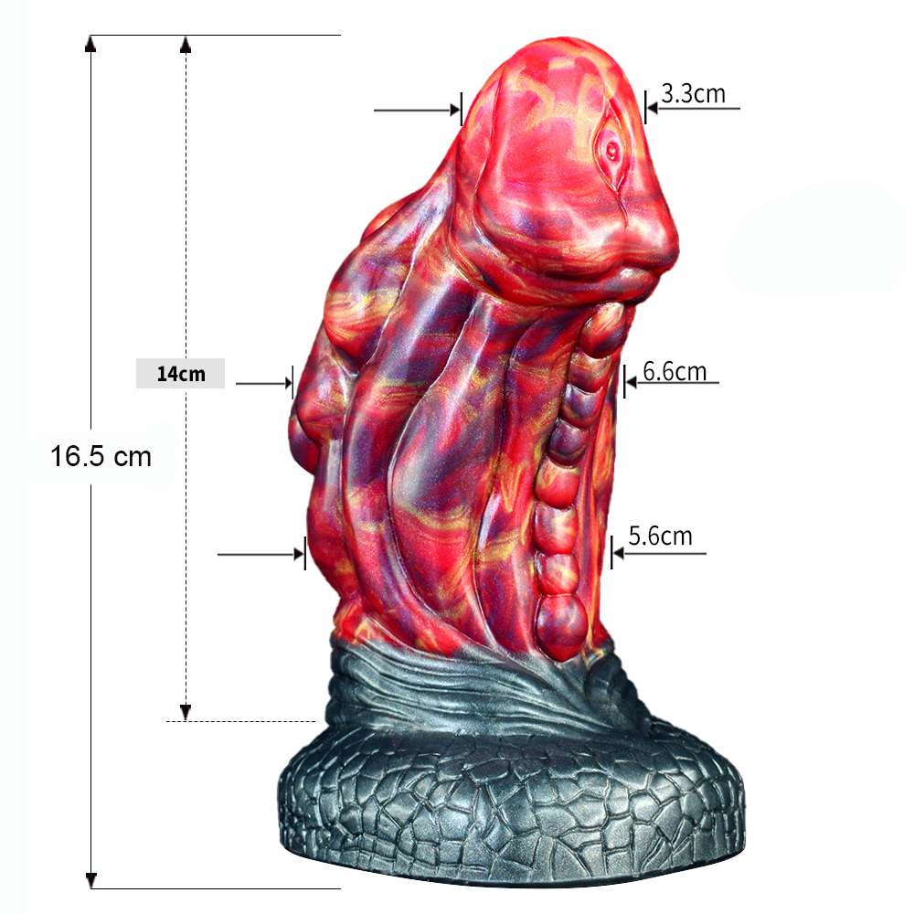 (image for) Dragon Color Silicone Dildo - 11