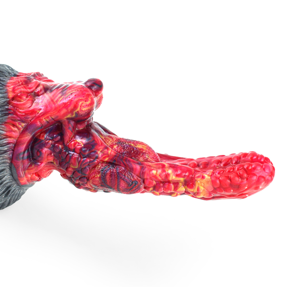 (image for) Dragon Color Silicone Dildo - 12