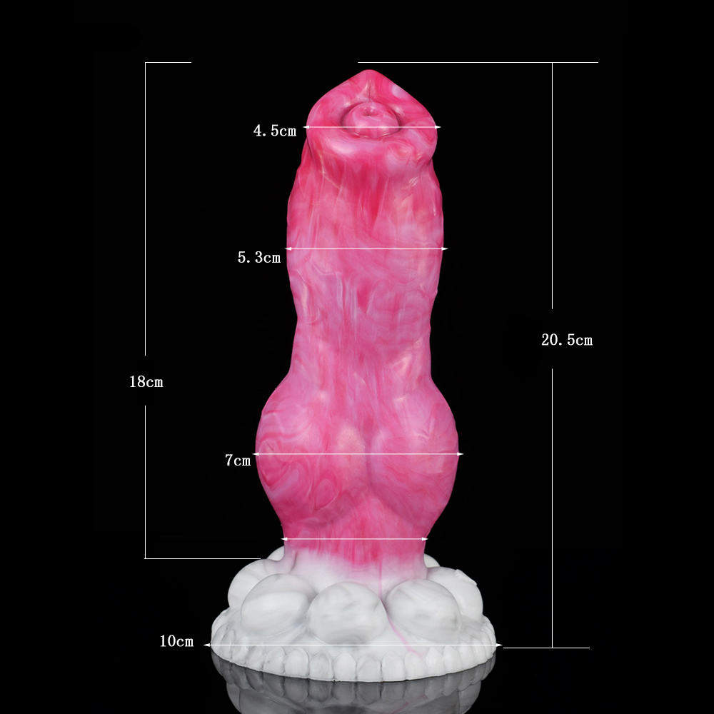 (image for) Canine Silicone Cock - Bulldog