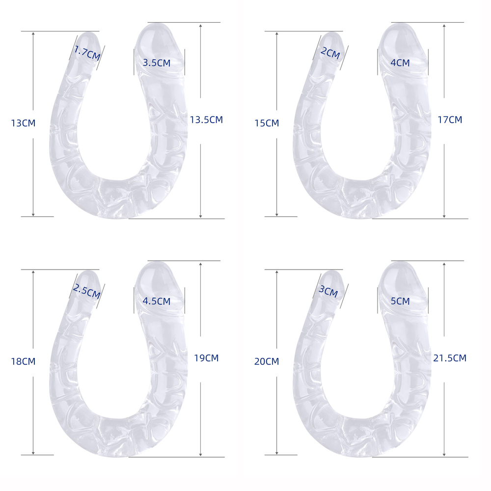 (image for) Jelly Double Penetration Dildo