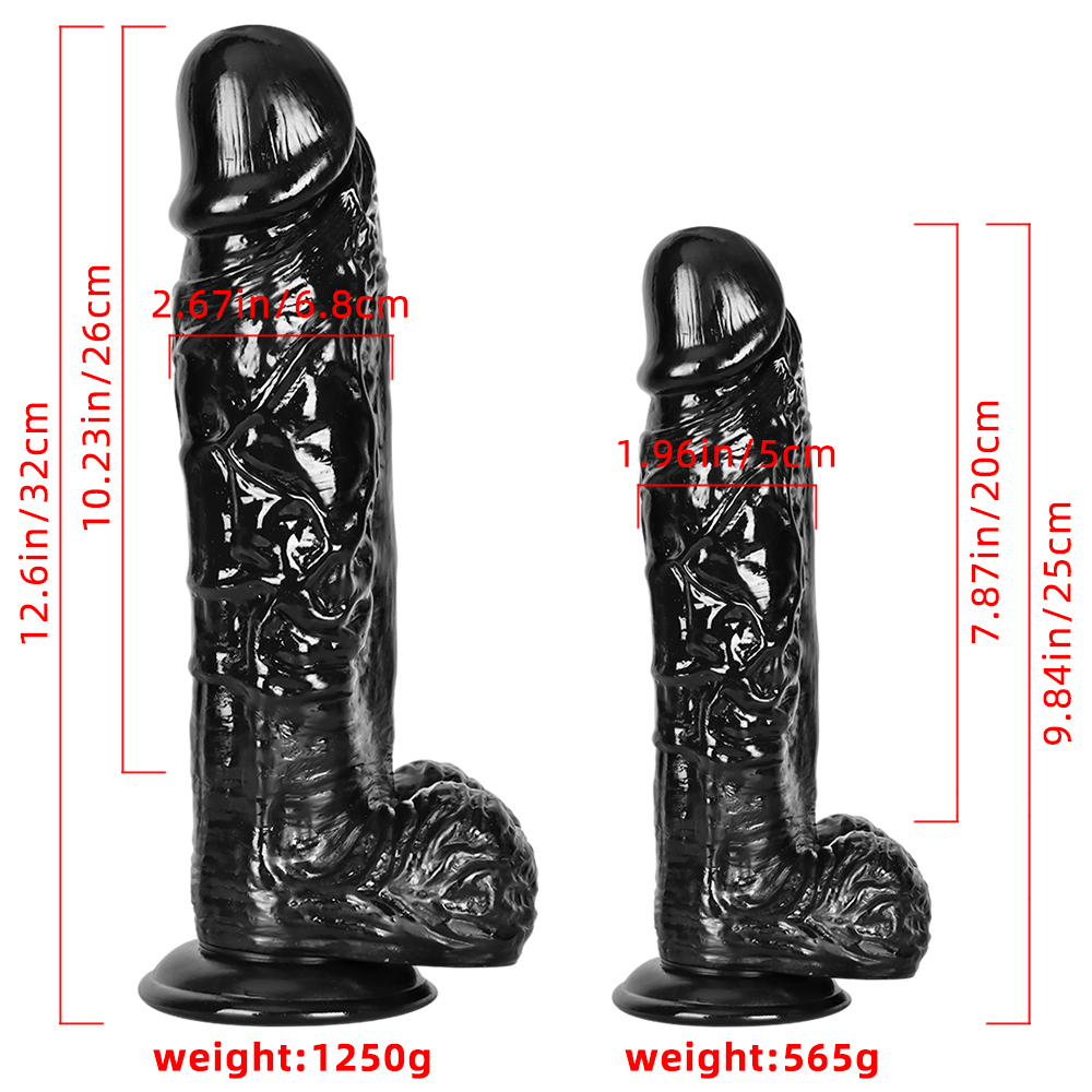 (image for) Big Black Thick Dildo For Adult