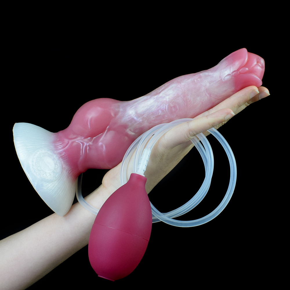 (image for) Wolf Cock Squirting Dong - Pinklady