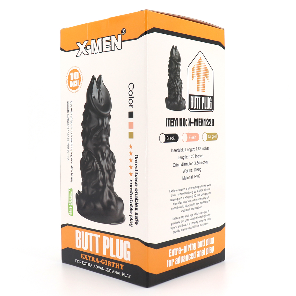 (image for) PVC Extra-girthy 9.0 inch Anal Dildo