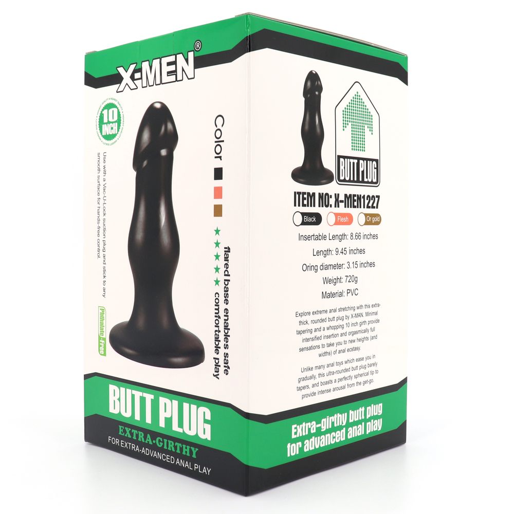 (image for) PVC Extra-girthy 8.6 inch Anal Dildo