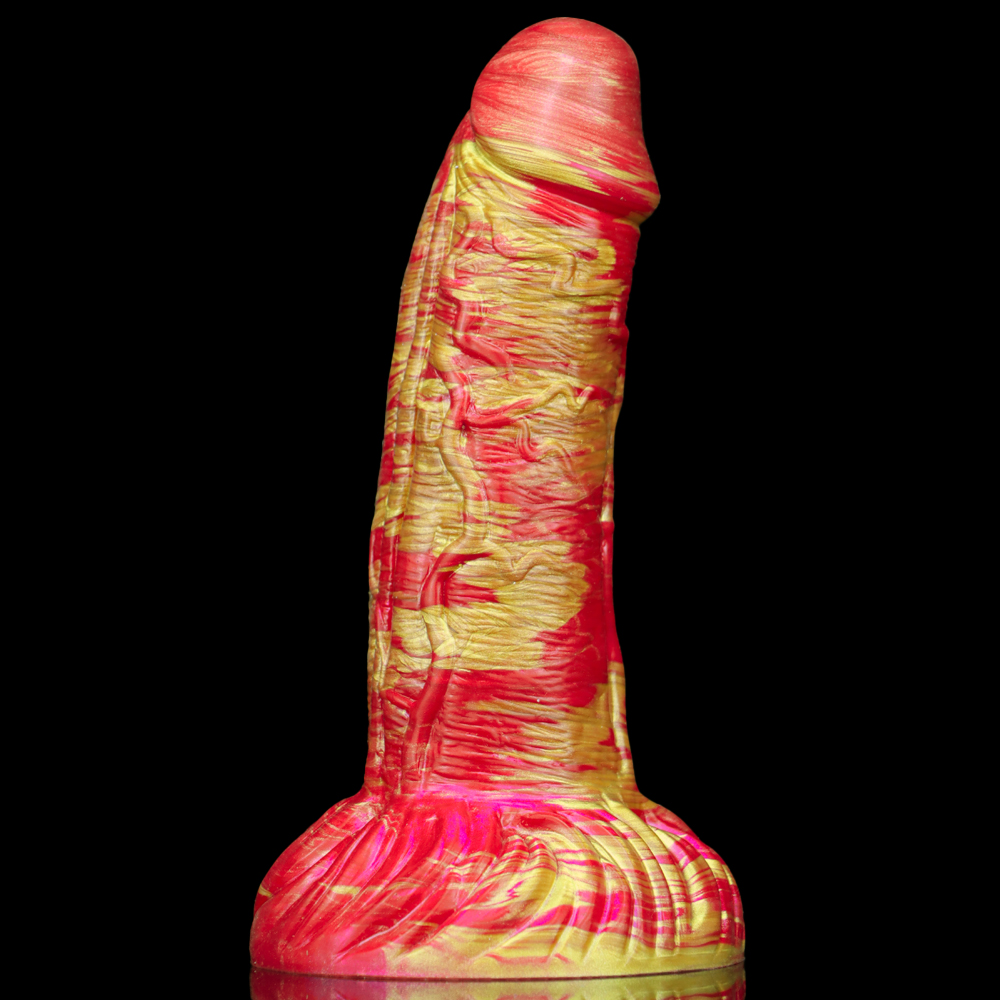 (image for) Mixed Colors Gentleman Realistic Dildo