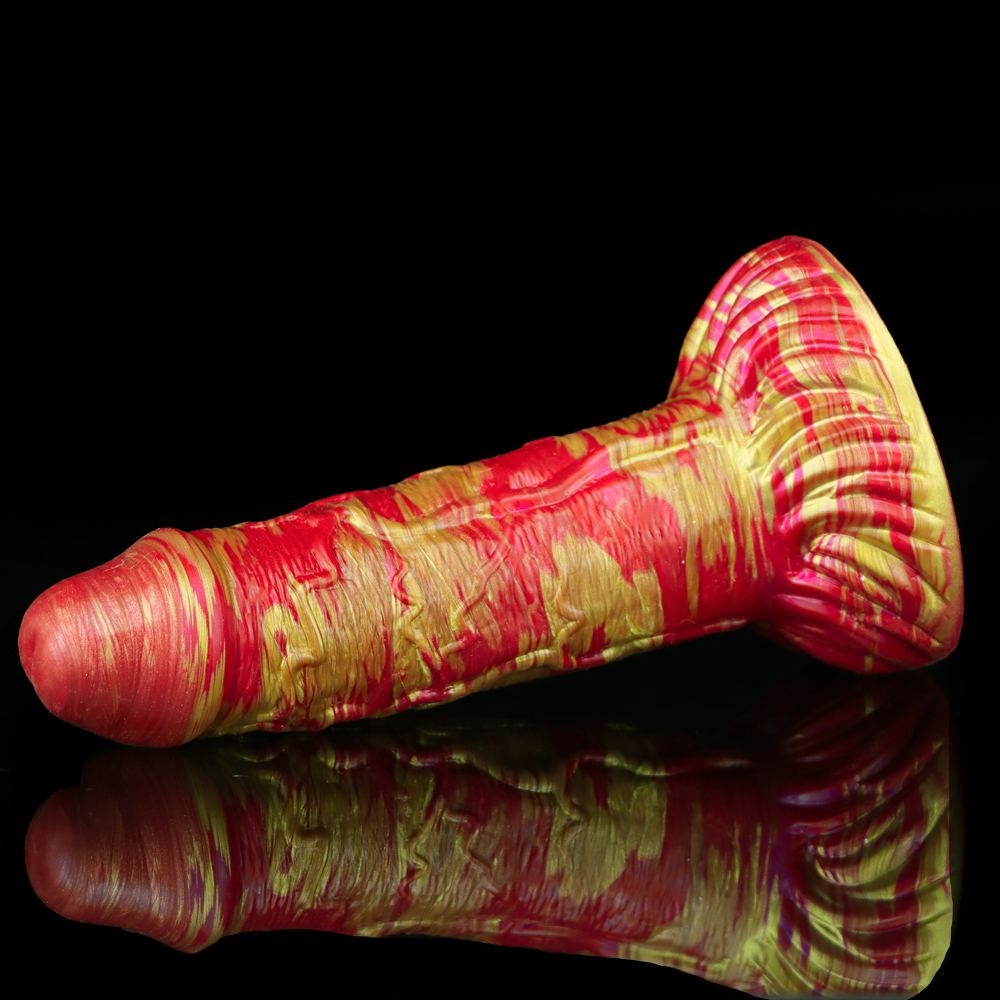 (image for) Mixed Colors Gentleman Realistic Dildo