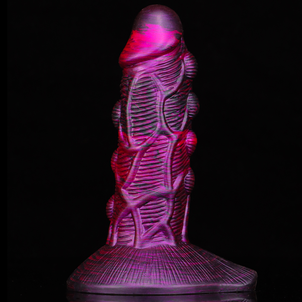 (image for) Mixed Colors Wolf Tooth Anus Dildo