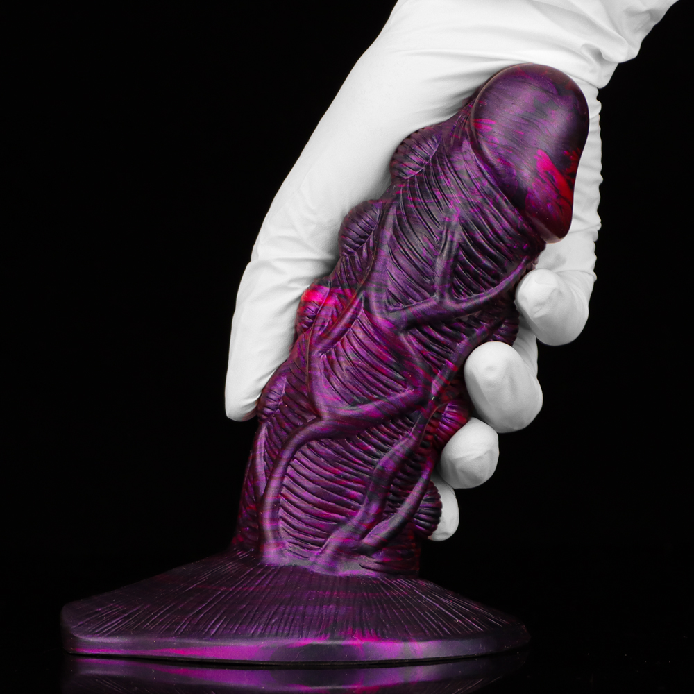 (image for) Mixed Colors Wolf Tooth Anus Dildo
