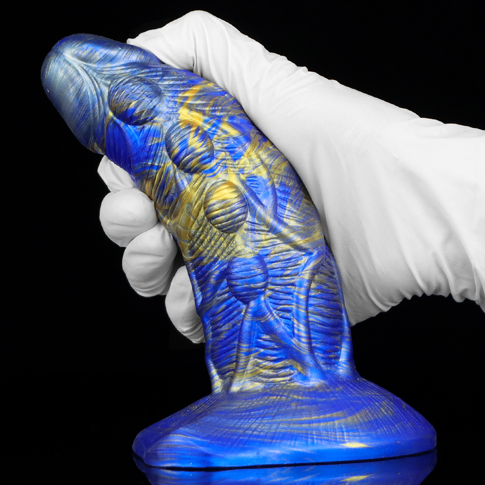 (image for) Mixed Colors Wolf Tooth Anus Dildo