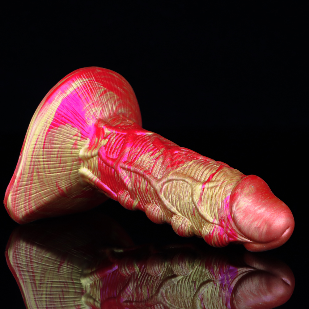 (image for) Mixed Colors Wolf Tooth Anus Dildo