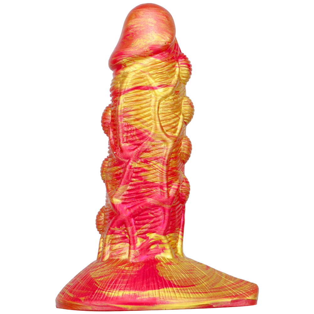 (image for) Mixed Colors Wolf Tooth Anus Dildo