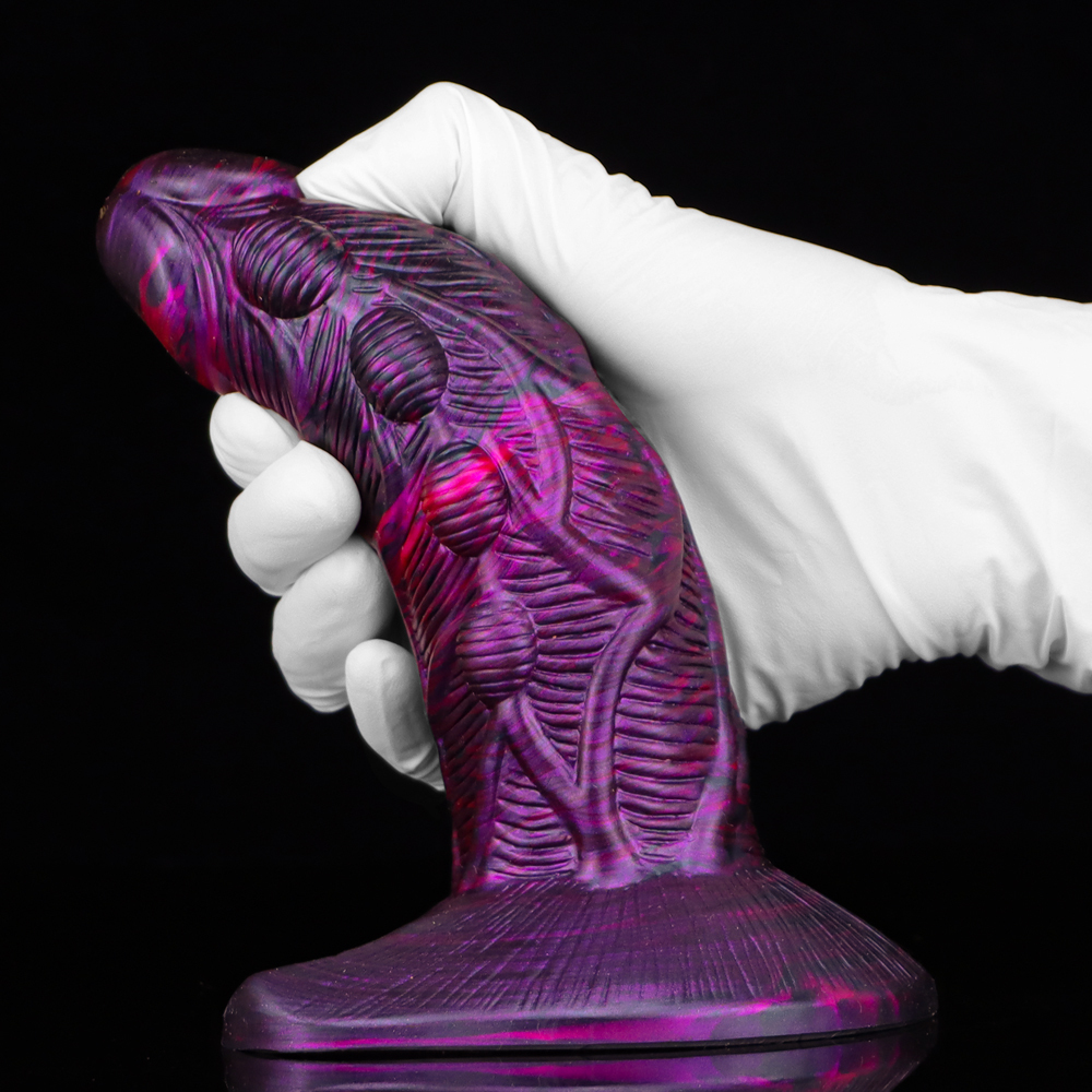 (image for) Mixed Colors Wolf Tooth Anus Dildo