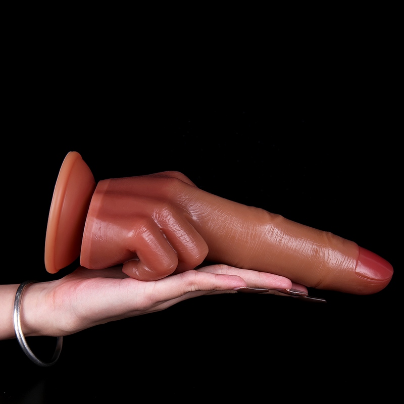 (image for) Middle Finger Silicone Dildo
