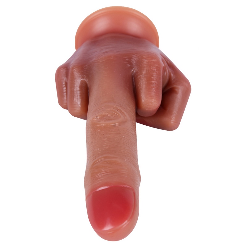 (image for) Middle Finger Silicone Dildo