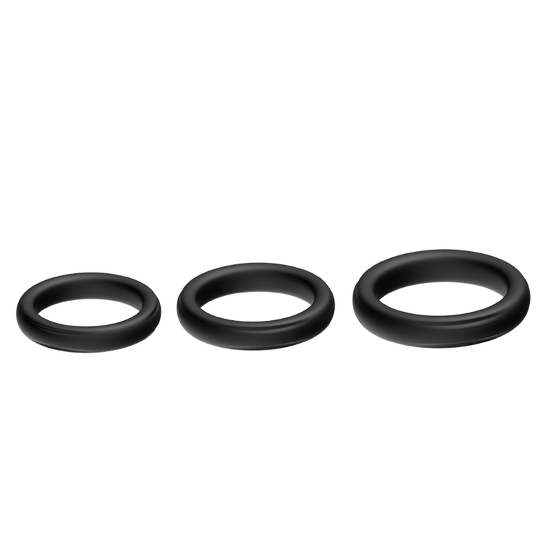 (image for) Triple Silicone Cock Ring Set