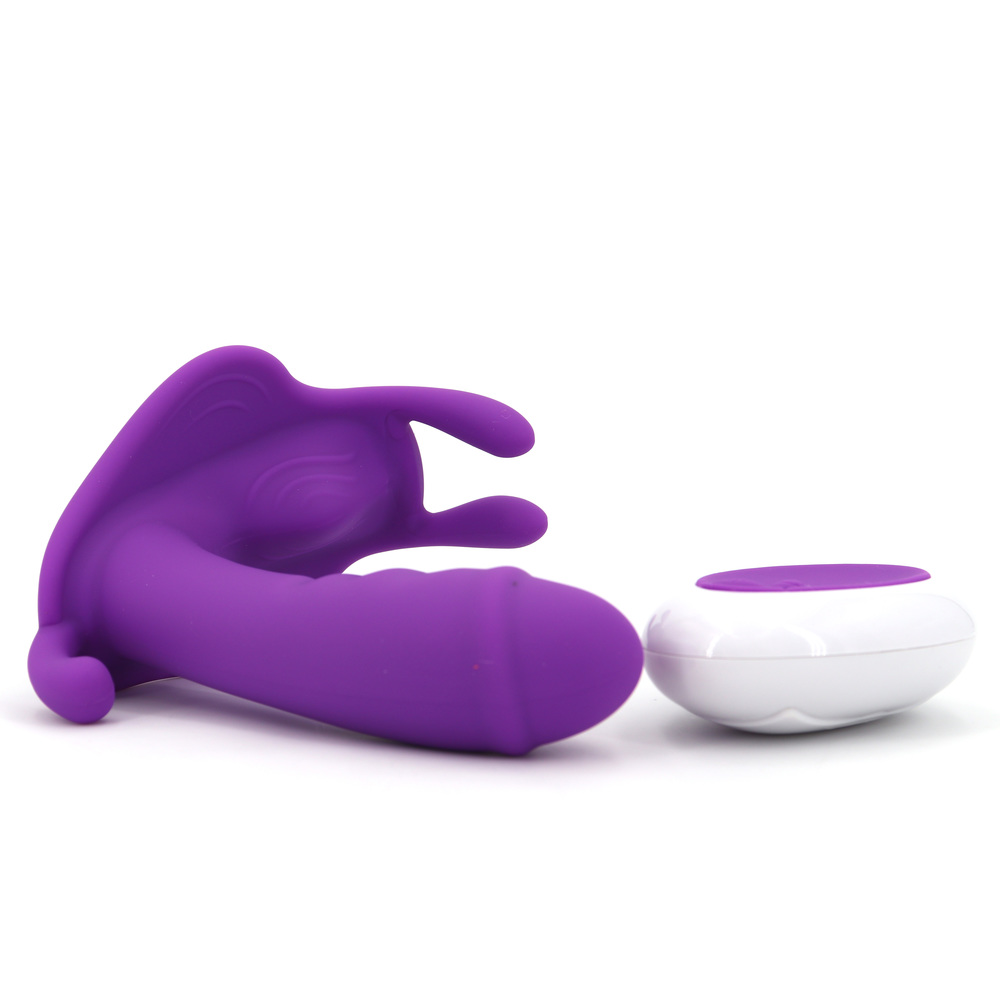 (image for) Butterfly Strap-on vibrator - Wireless