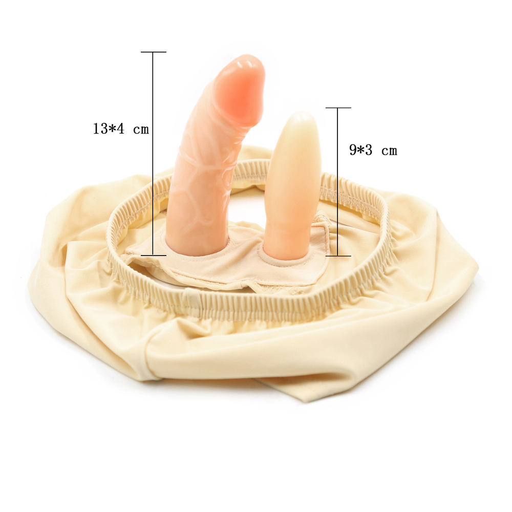 (image for) Masturbation Penis With Butt Plug Panties