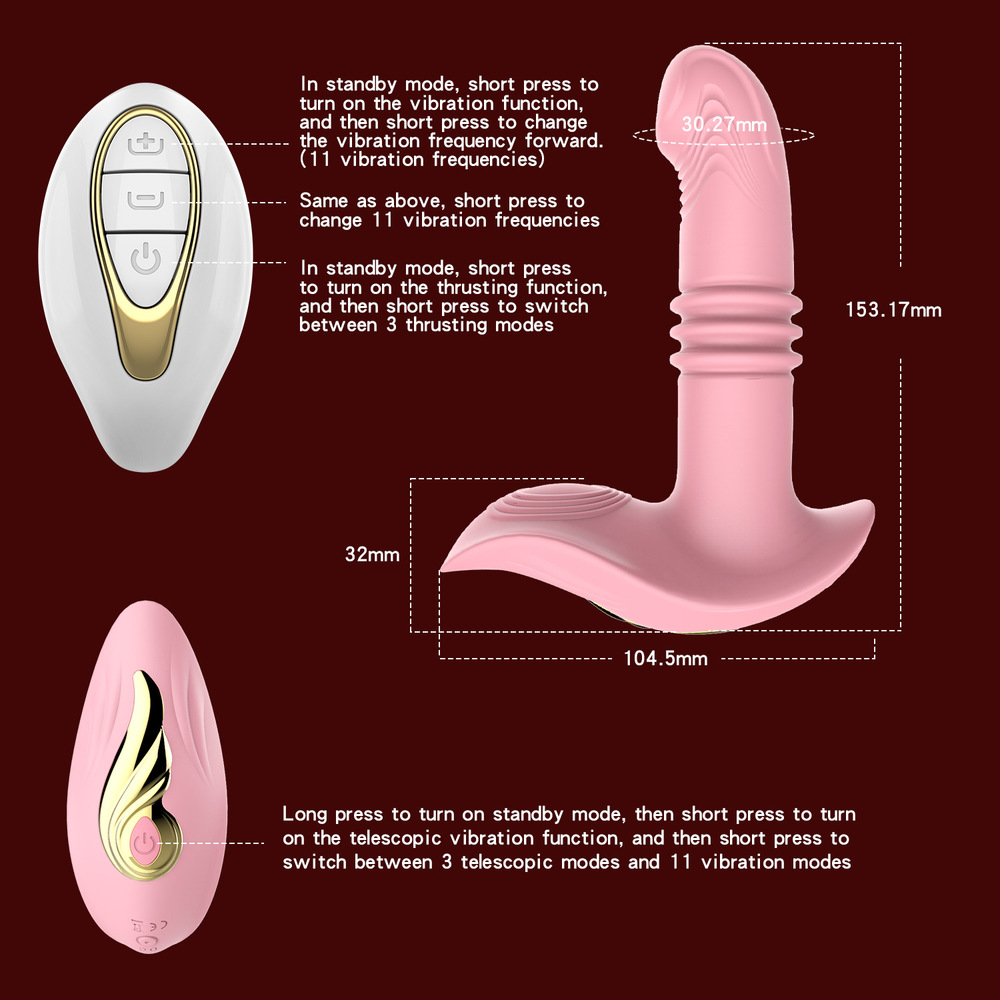 (image for) Rainbow Stretch Strap-on Vibrator