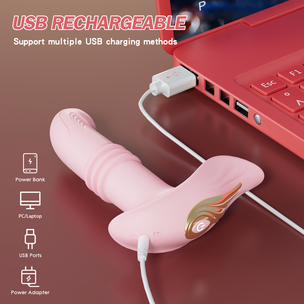 (image for) Rainbow Stretch Strap-on Vibrator