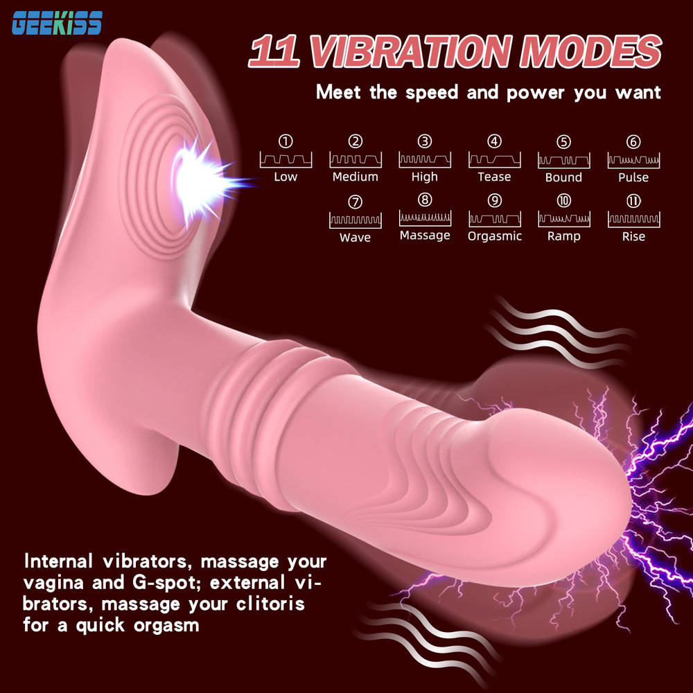 (image for) Rainbow Stretch Strap-on Vibrator