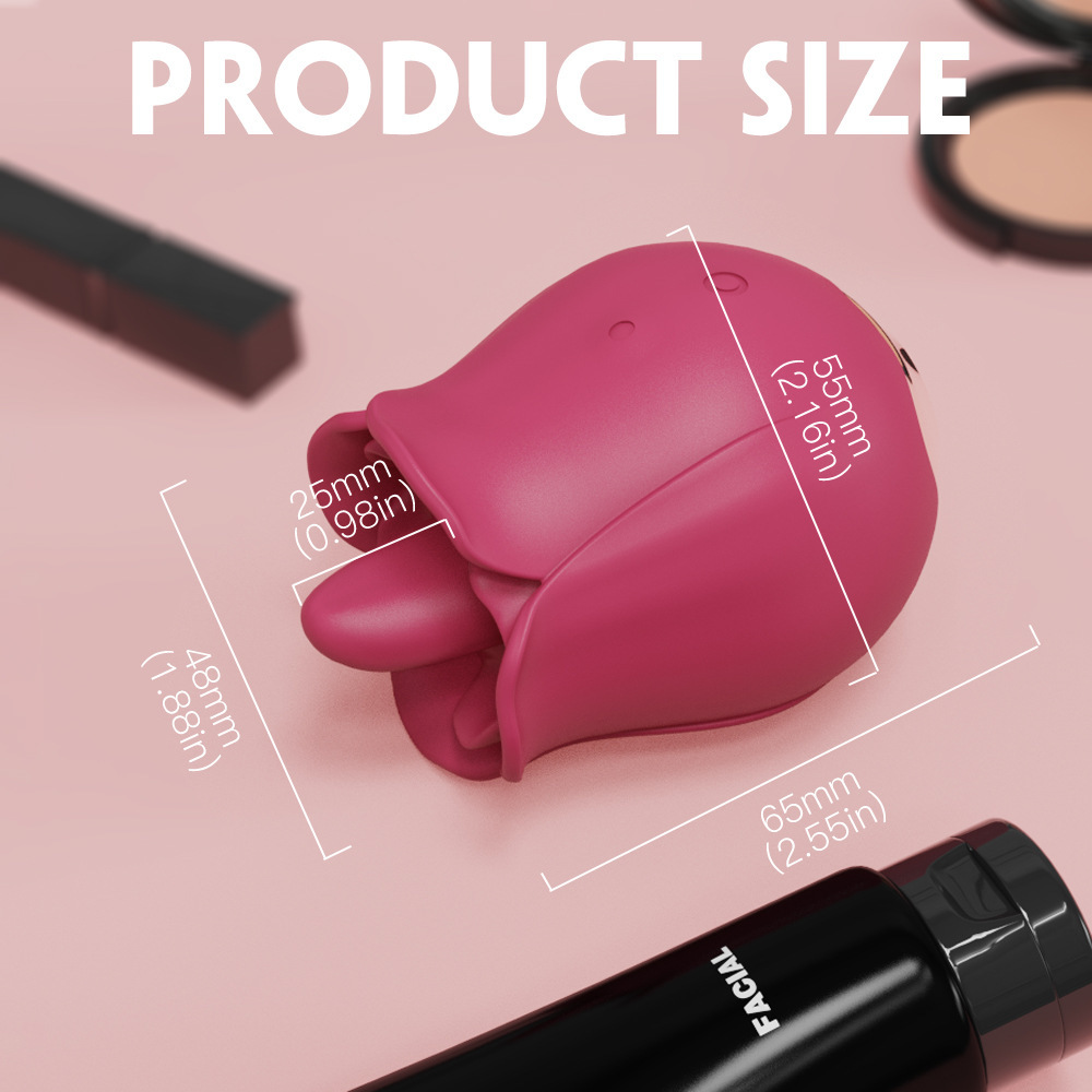 (image for) Rose Pro 4 Licking Vibrator