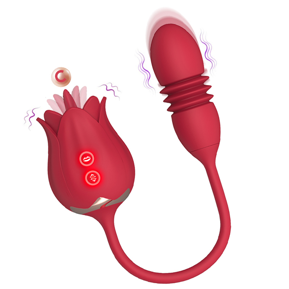 (image for) Tongue Licking With Thrusting Bullet