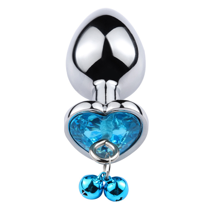 (image for) Jeweled Heart Anal Plug with Bell