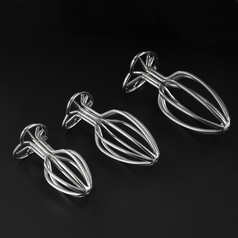 (image for) Hollow Stainless Steel Heart Anal Plug