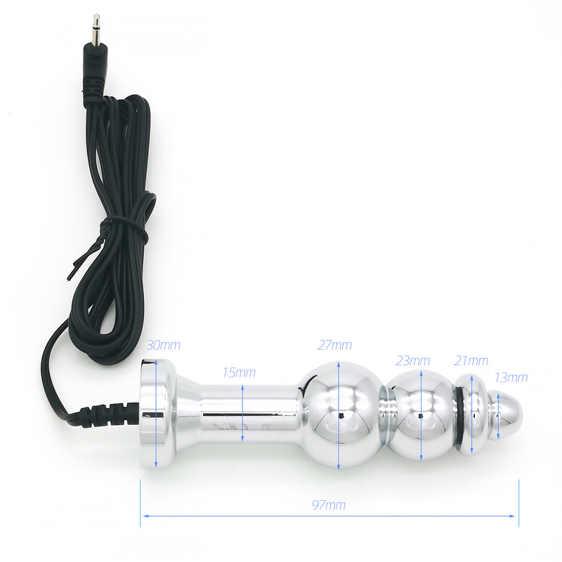 (image for) Bipolar Metal Electric Shock Butt Plug- D