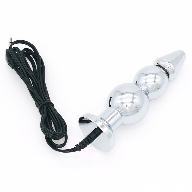 (image for) Bipolar Metal Electric Shock Butt Plug- H