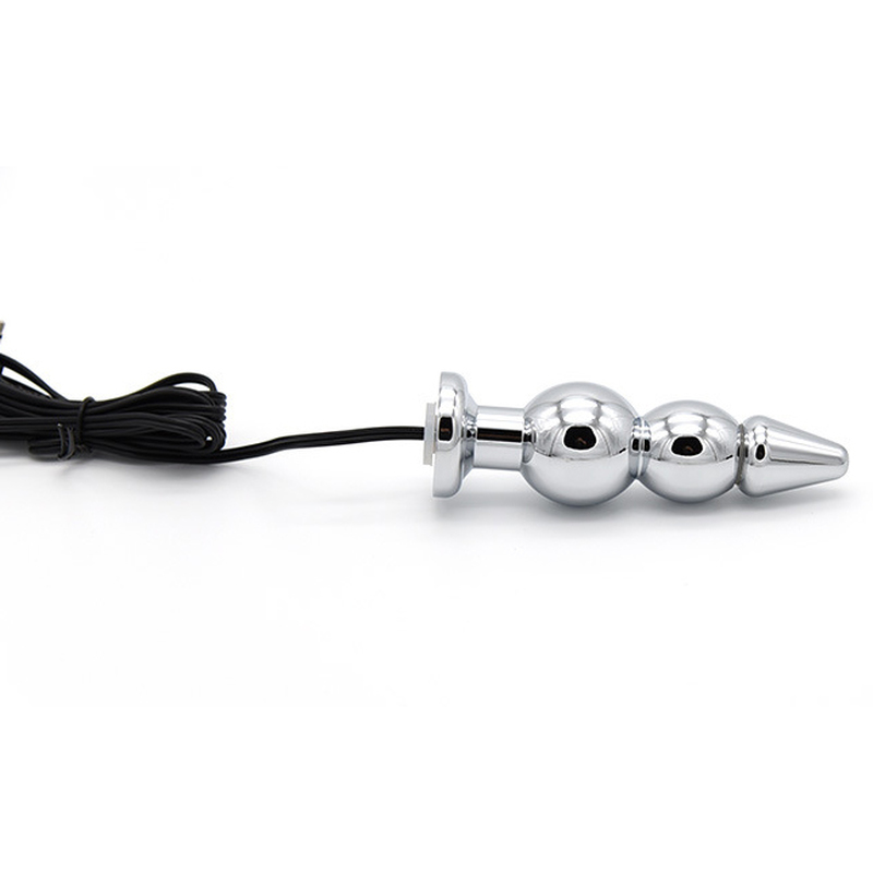(image for) Bipolar Metal Electric Shock Butt Plug- H