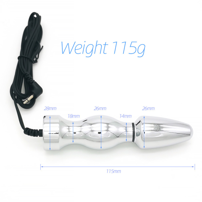 (image for) Bipolar Metal Electric Shock Butt Plug- T