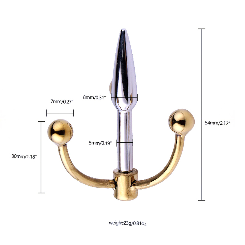 (image for) Golden Claw Head Urethral Plug