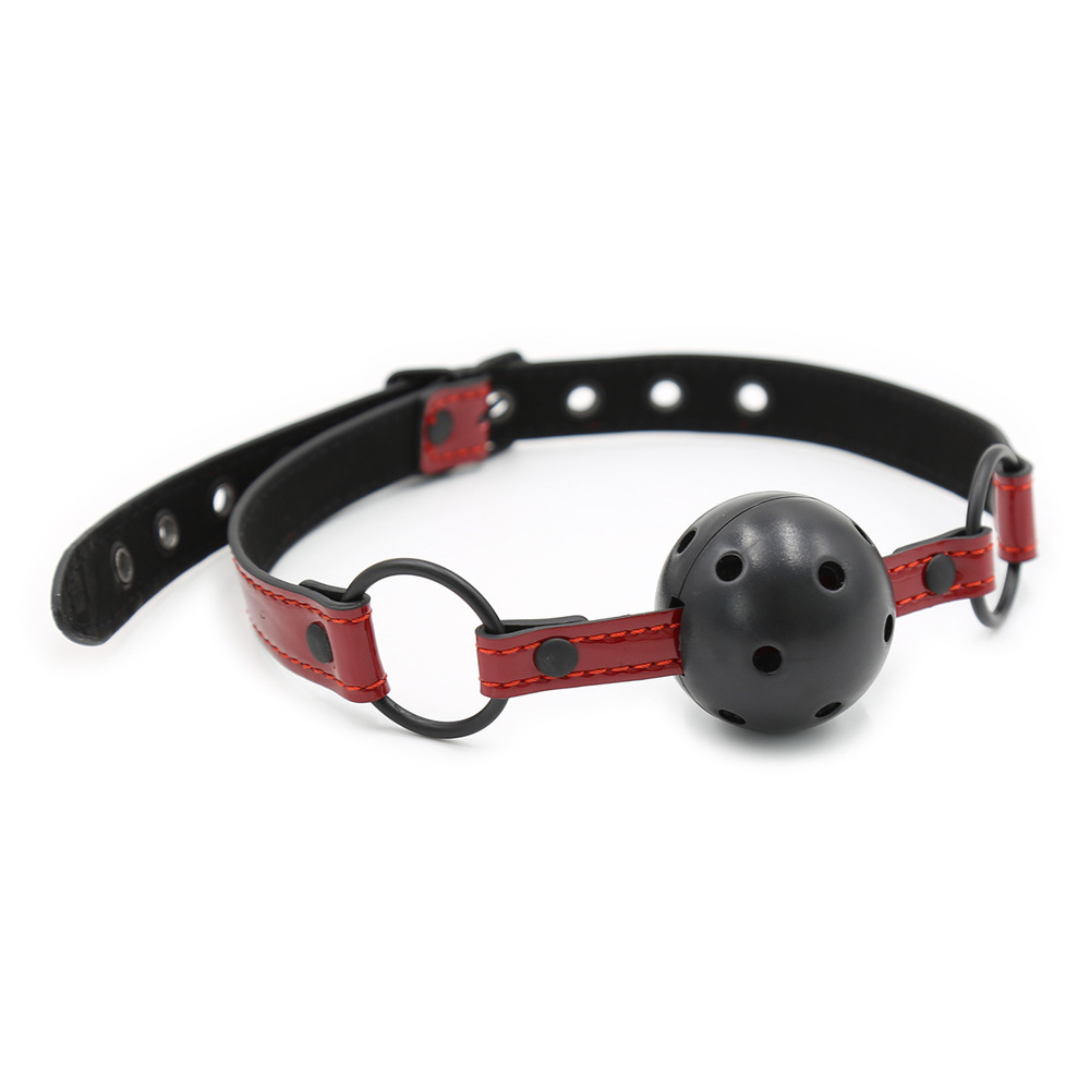 (image for) Bright Skin Leather Breatheable Ball Gag