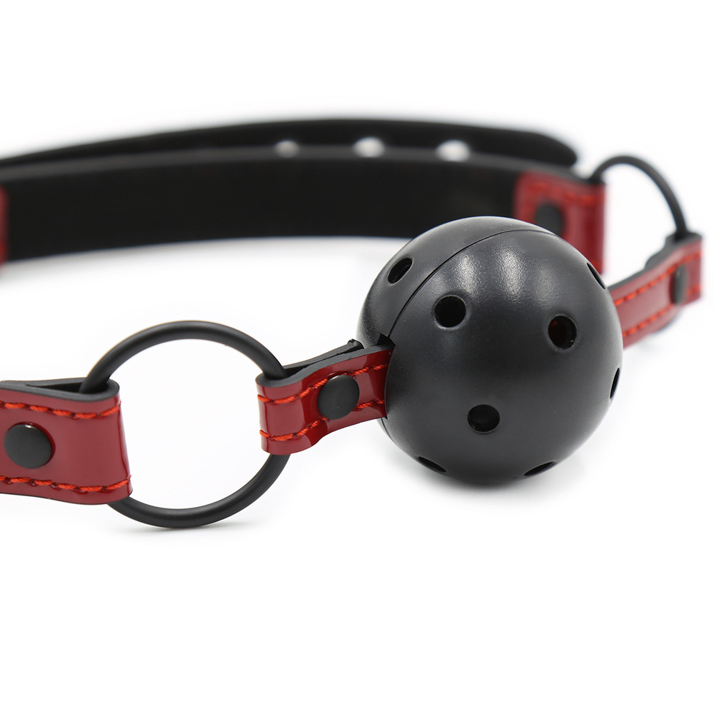 (image for) Bright Skin Leather Breatheable Ball Gag