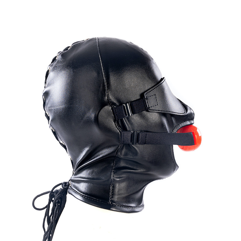 (image for) Hood With Blindfold And Mouth Gag
