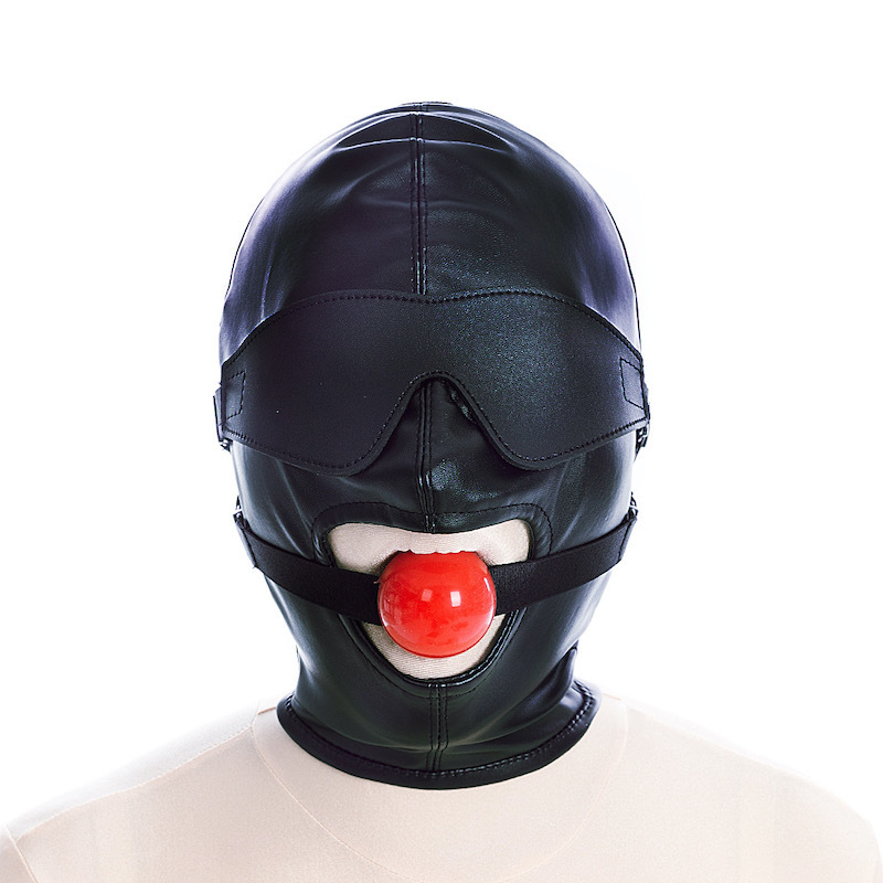 (image for) Hood With Blindfold And Mouth Gag