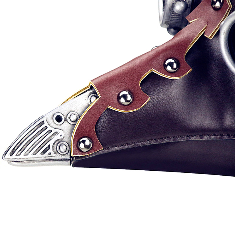 (image for) Plague Bird Doctor Mask Brown PU Leather Bird Beak Masks