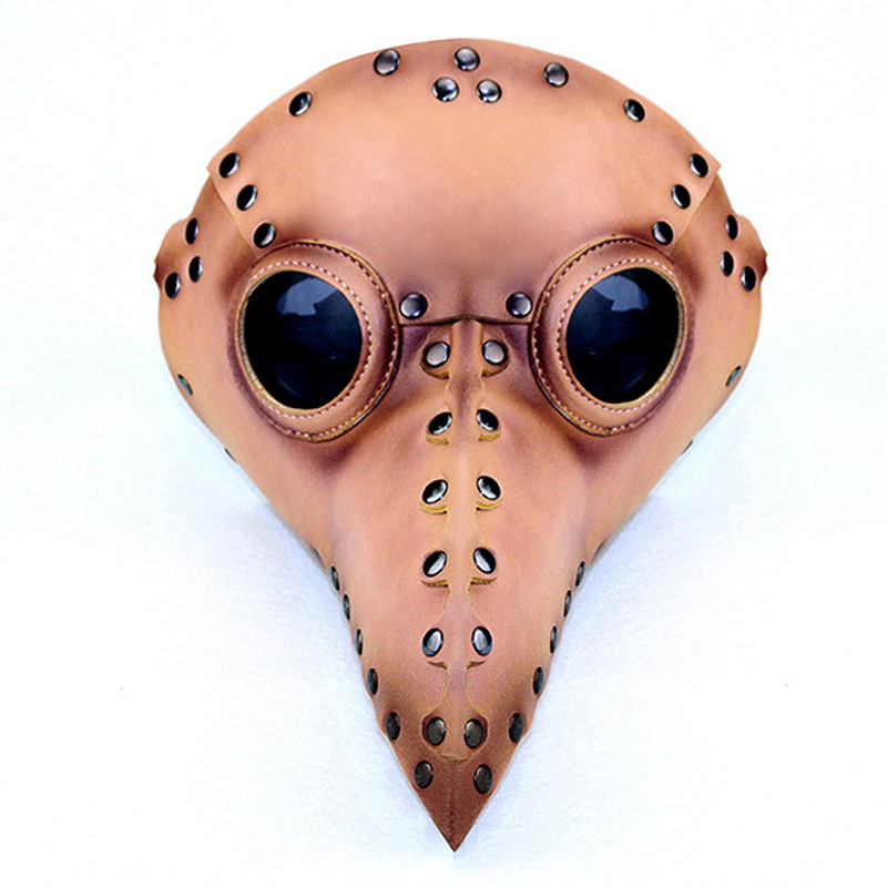 (image for) Steampunk Gothic Plague Doctor Cosplay Mask