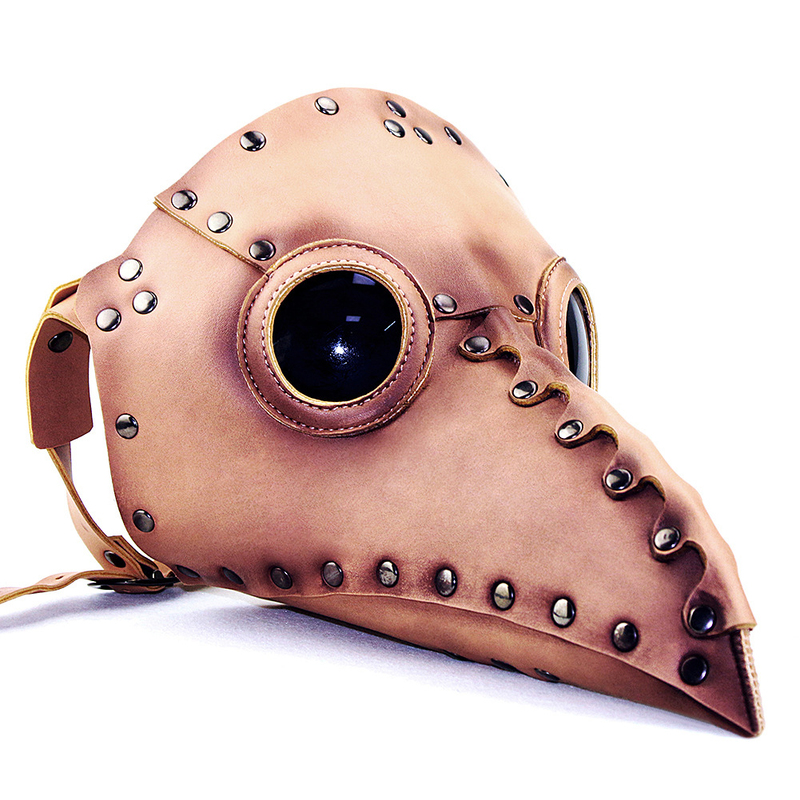 (image for) Steampunk Gothic Plague Doctor Cosplay Mask