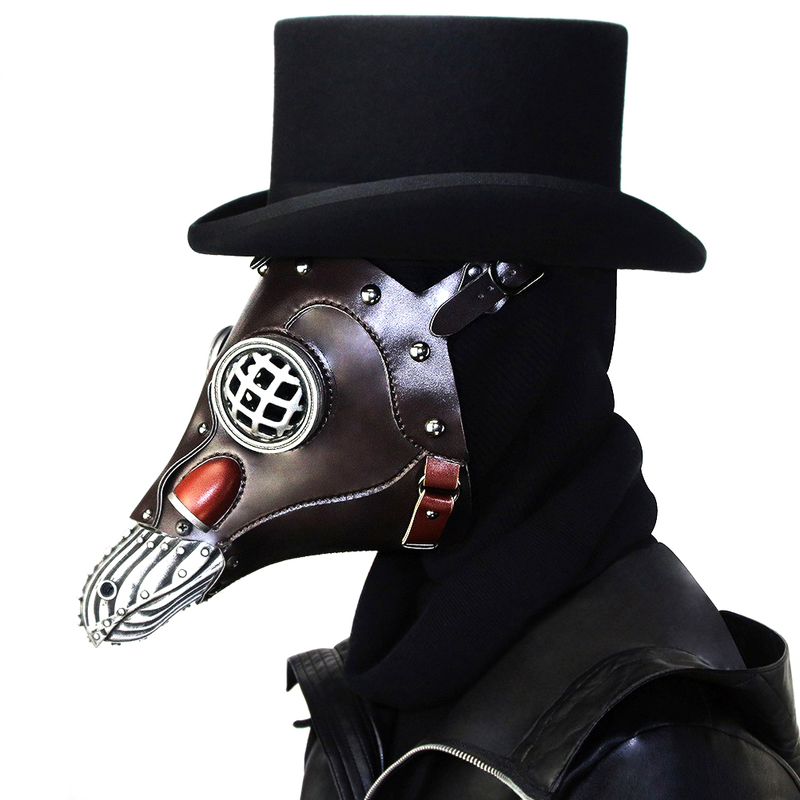 (image for) Plague Doctor Mask Gothic Bird Beak Mask