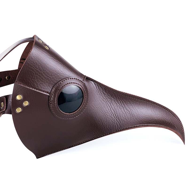 (image for) Brown Plague Long Bird Mouth Doctor Dance Mask