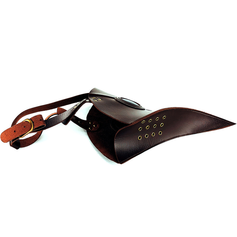 (image for) Brown Plague Long Bird Mouth Doctor Dance Mask